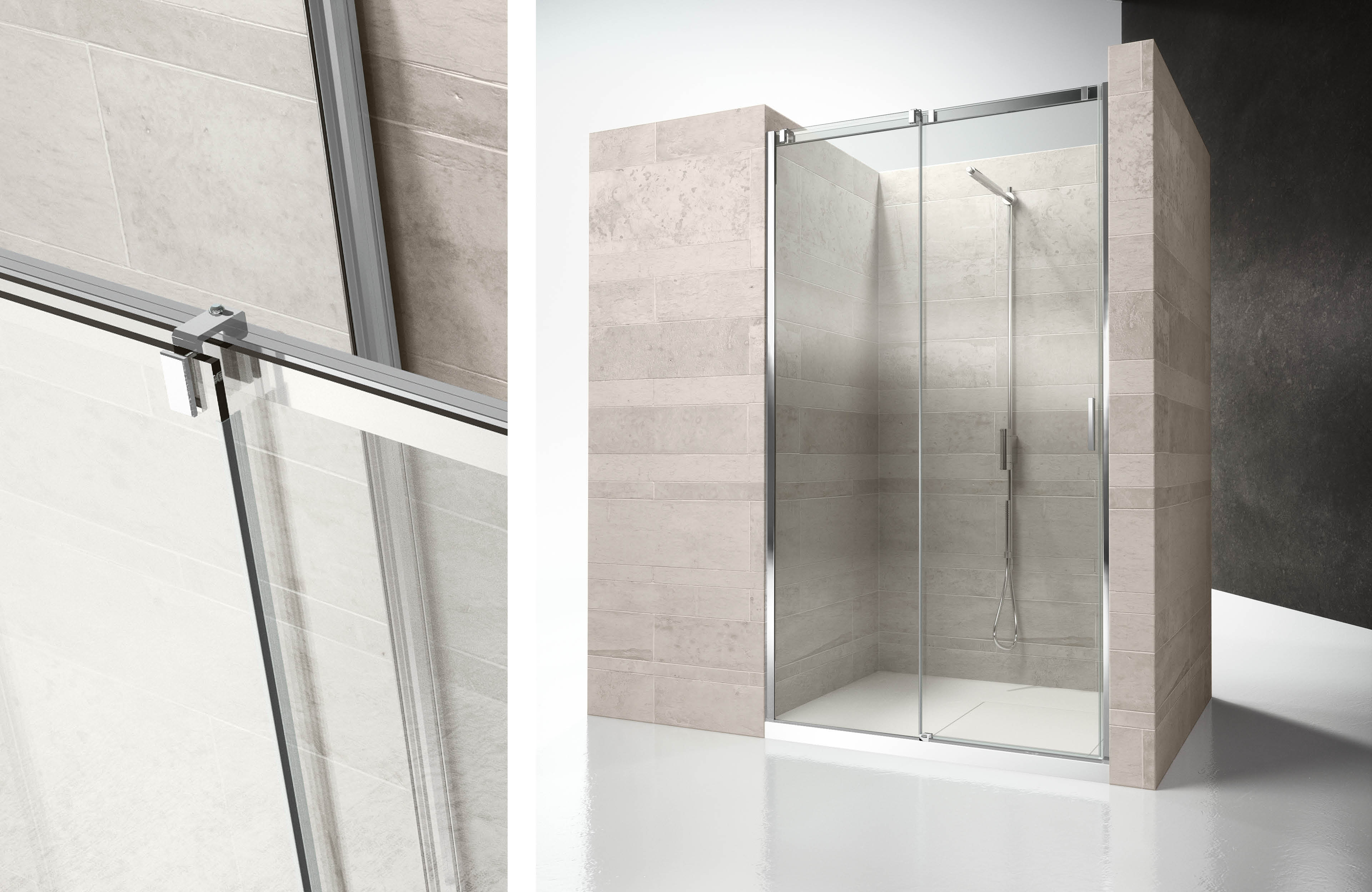 Sliding shower enclosure sliding – Serie 8000