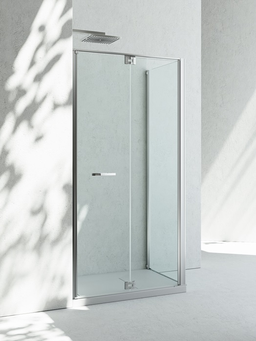 Mampara de ducha con puerta plegable RA+RF Vismaravetro
